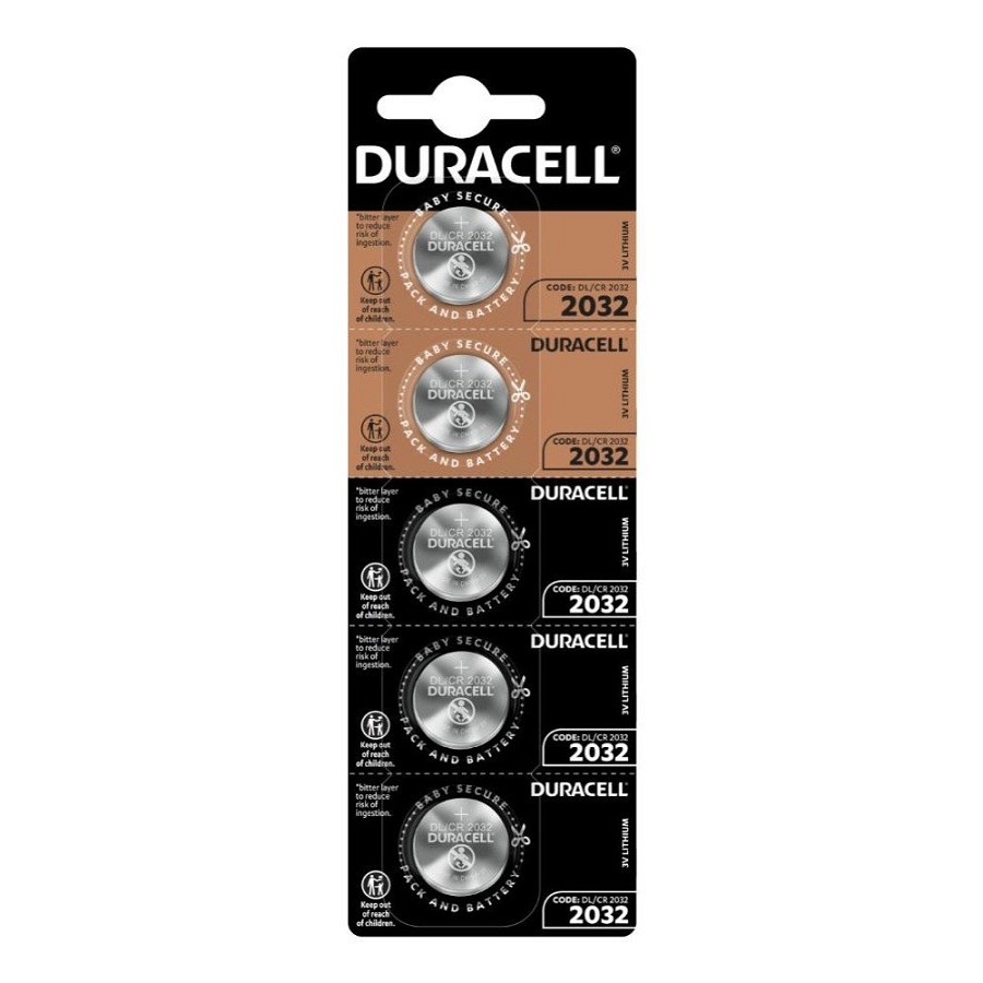 Baterija CR 2032 Duracell 1/5