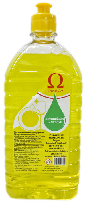 Deterdzent za sudove Omega 1lit