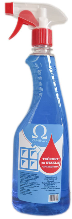 Tecnost za staklo Omega 750ml pump.