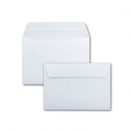 Koverat 12.5X17.6 samolepljivi beli