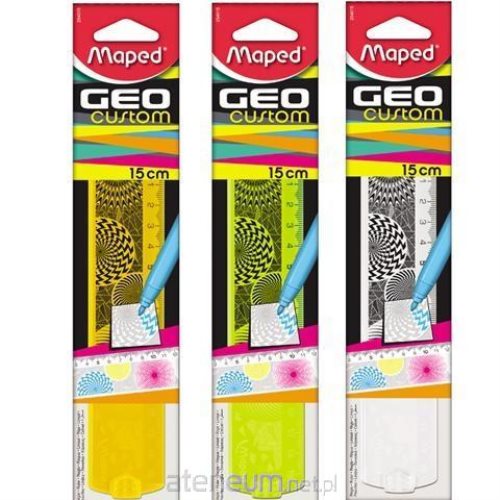 Lenjir 15cm pvc Geocustom Maped