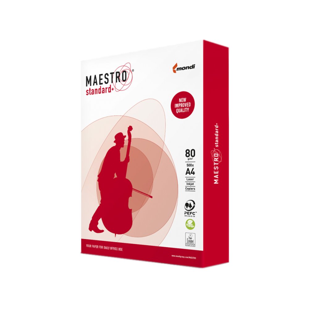 Papir A4 80gr/m2 Maestro Standard Plus